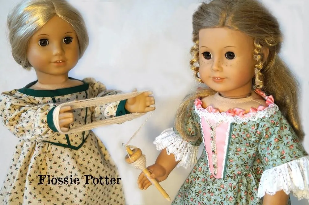 18th & 19th Century Homespun Handicrafts 18" Doll Accessory Pattern