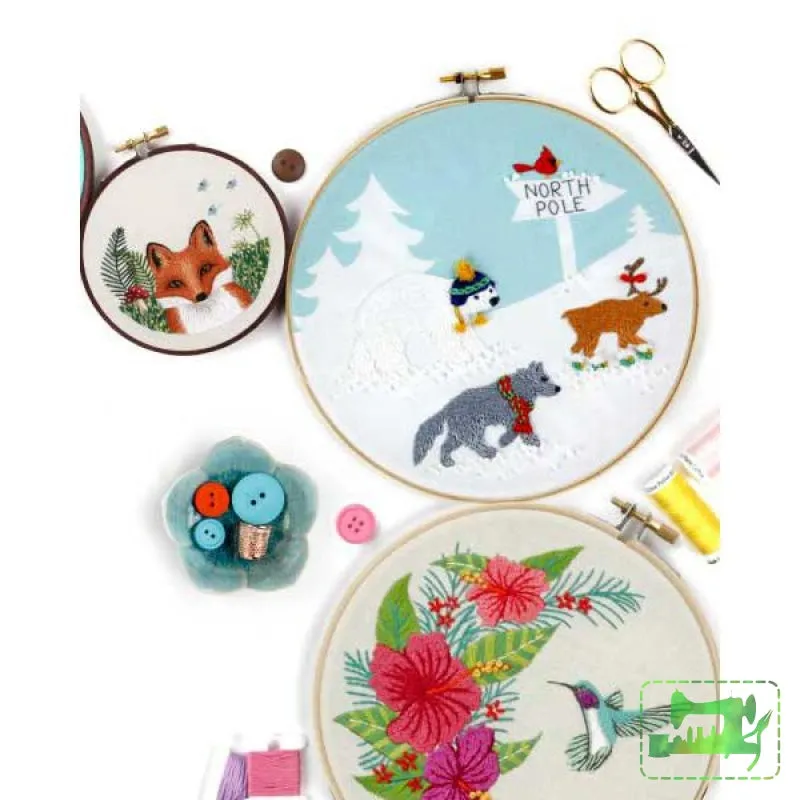 Animal Embroidery Workbook - Jessica Long