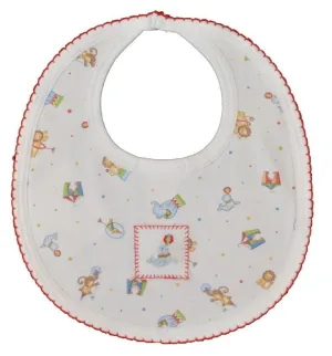 Baby Boy's Circus Print Bib