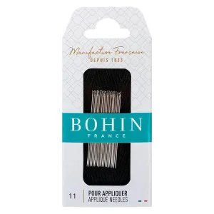 Bohin Applique Needles - Size 11 - 20 pack