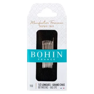 Bohin Betweens Big Eye Needles Size 10