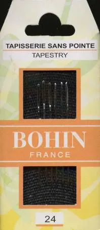 Bohin Tapestry Needles Size 24 # 00836 Made in France