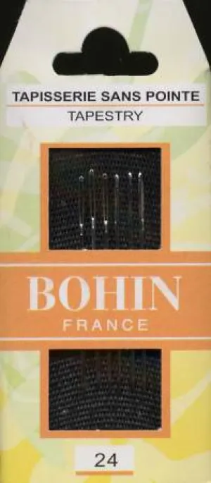 Bohin Tapestry Needles Size 24 # 00836 Made in France