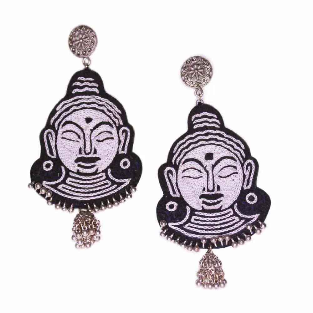 Budha Embroidery Earring