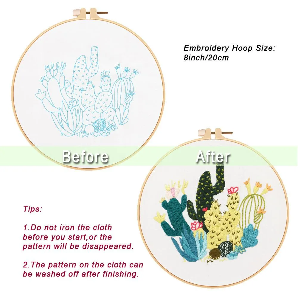 Christmas Gifts Hand Embroidery Kit 20cm