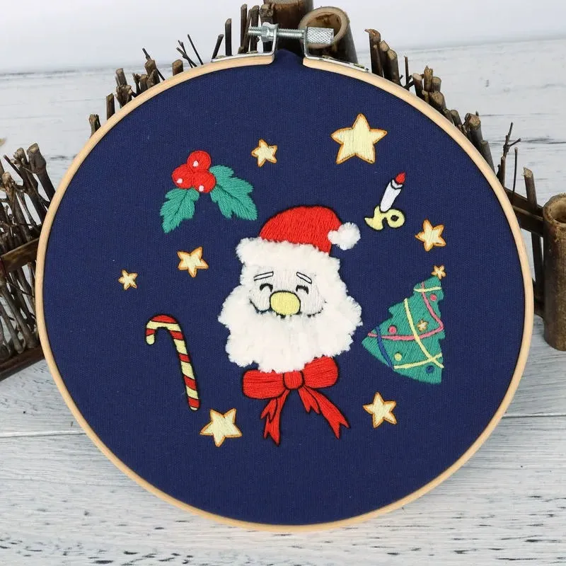 Christmas Gifts Hand Embroidery Kit 20cm