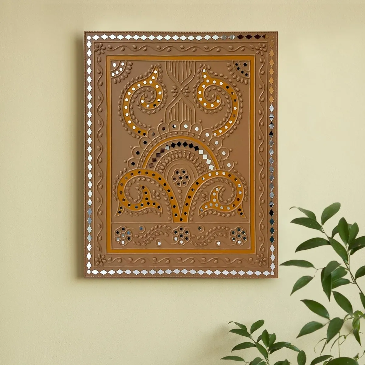 Clay Hues Handmade Mud Art Wall Decor