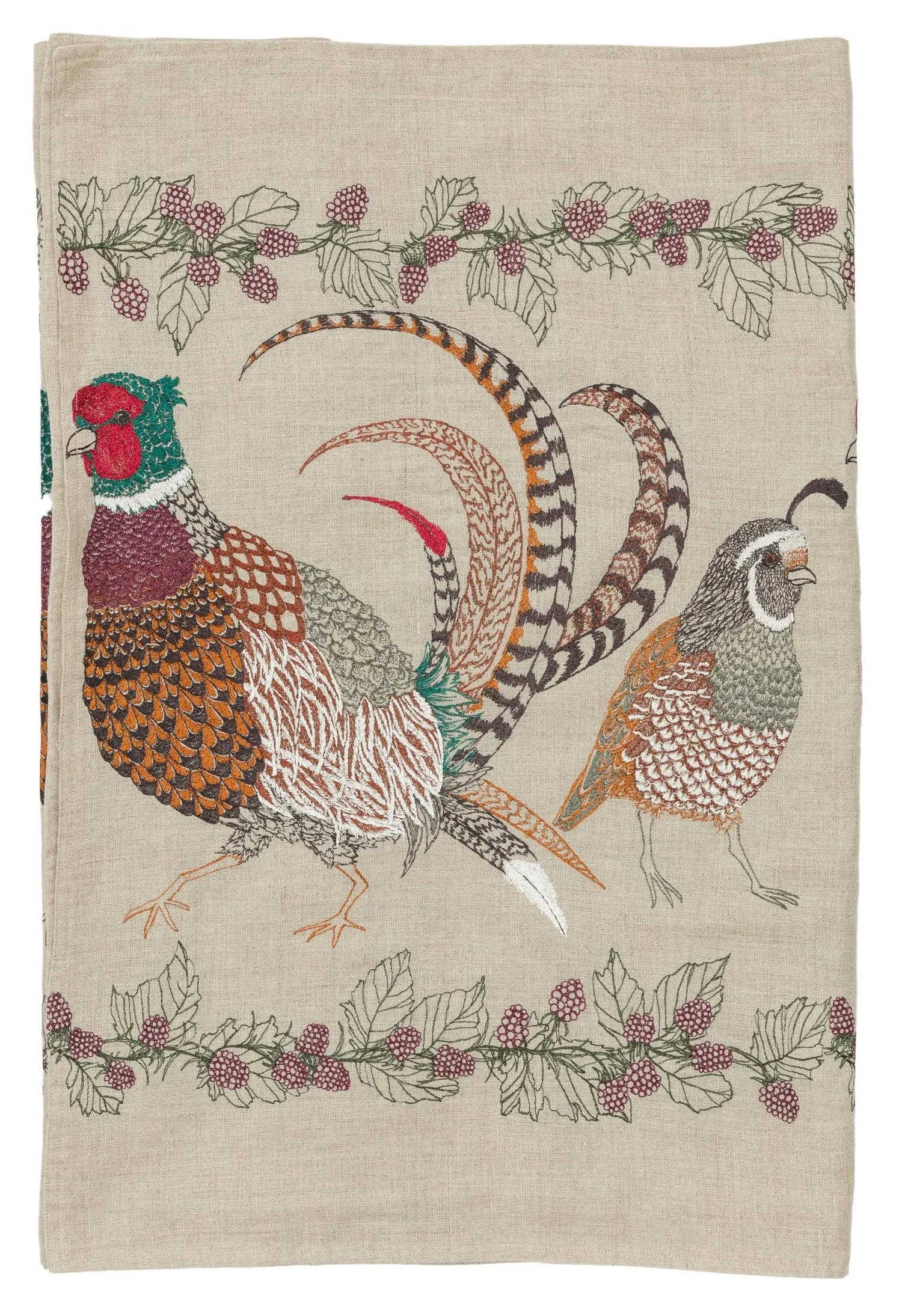 Coral & Tusk - Pheasant and Quail Table Runner