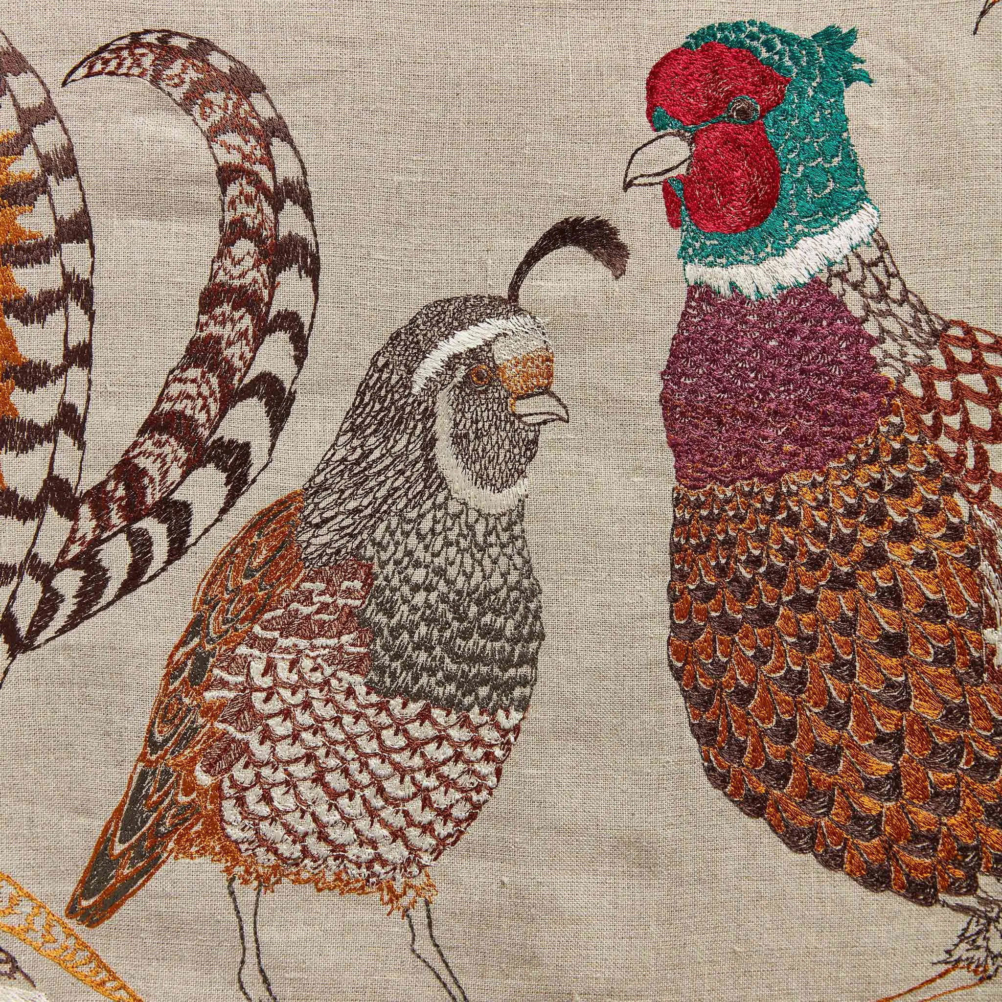 Coral & Tusk - Pheasant and Quail Table Runner