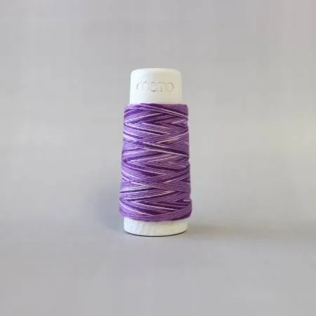 Cosmo Hidamari Sashiko Variegated Thread 30 Meters Blueberry Yogurt # 89-403