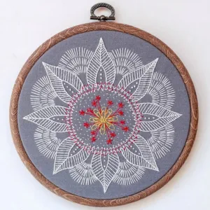 Cozyblue Handmade Embroidery Kit - Autumn Mandala