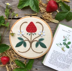 Crewel Embroidery Kit A Strawberry Fair