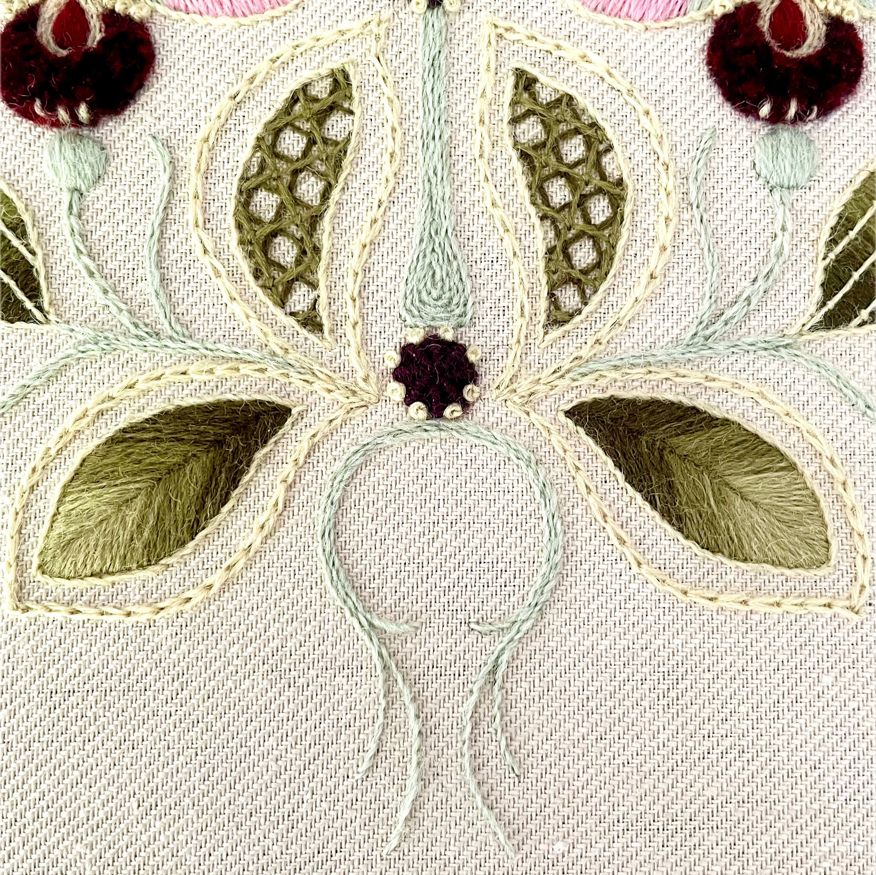 Crewel Work Embroidery Kit The Orchid Collector