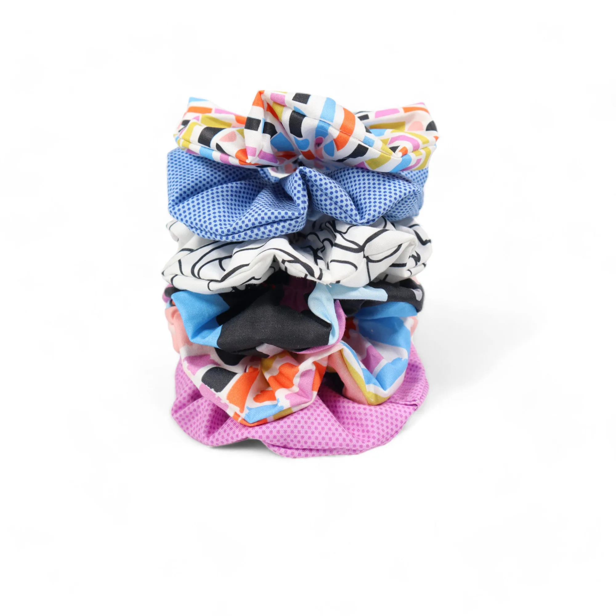 Crosscut Sewing Co. Scrunchie Sewing Kit - Abstract Black