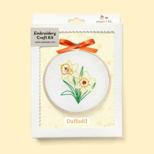 Daffodil embroidery kit