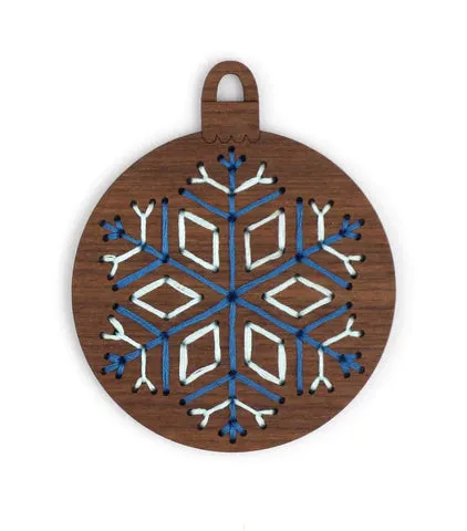 DIY Stitched Gingerbread Ornament Kits