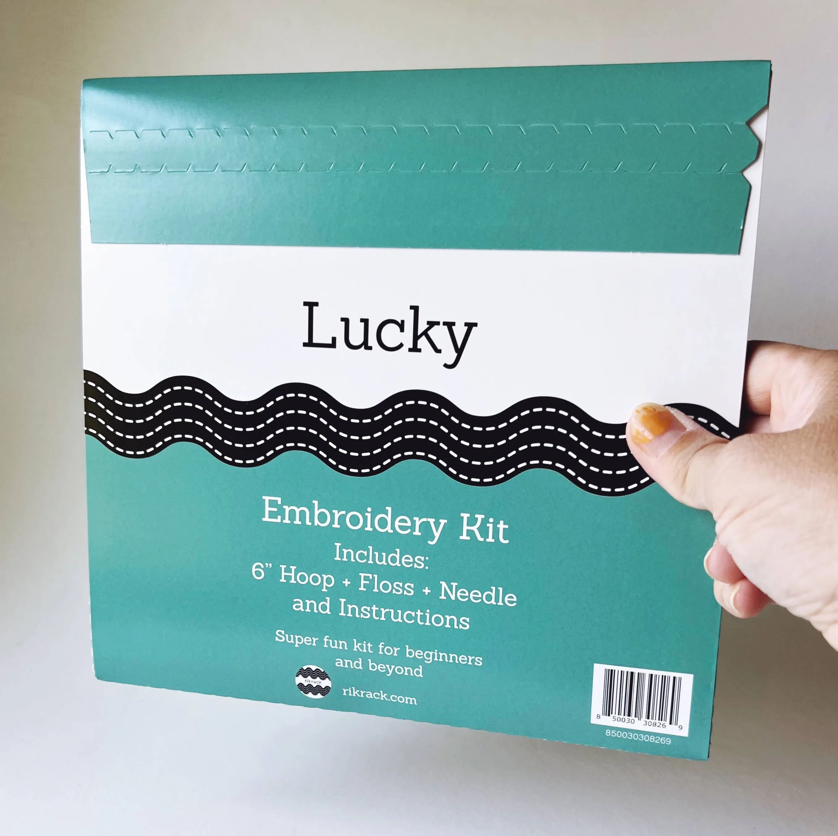 Embroidery Kit by Rikrack- Lucky Horse Shoe