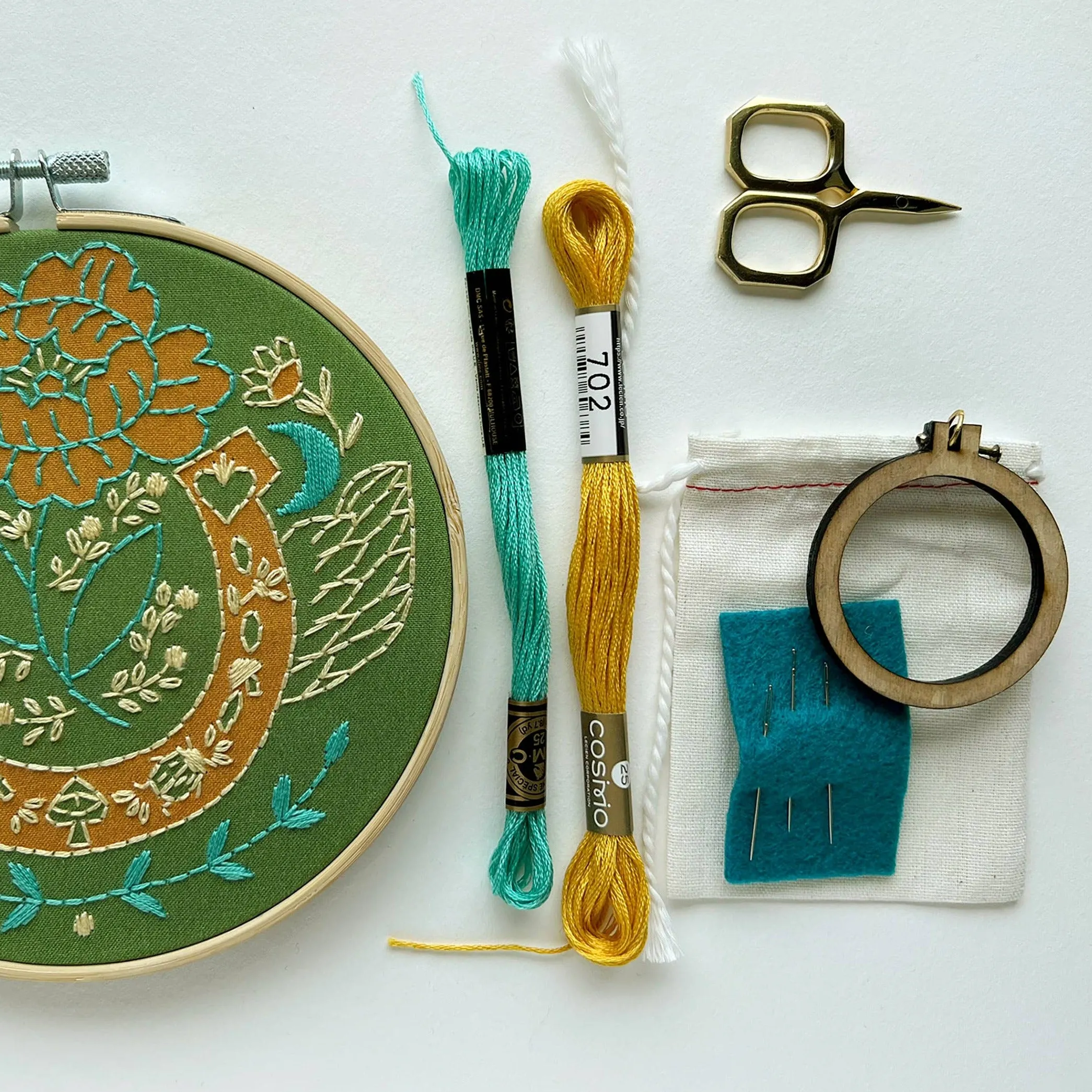 Embroidery Kit by Rikrack- Lucky Horse Shoe