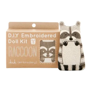 Embroidery Mini Plush Kit, Raccoon | Level 3