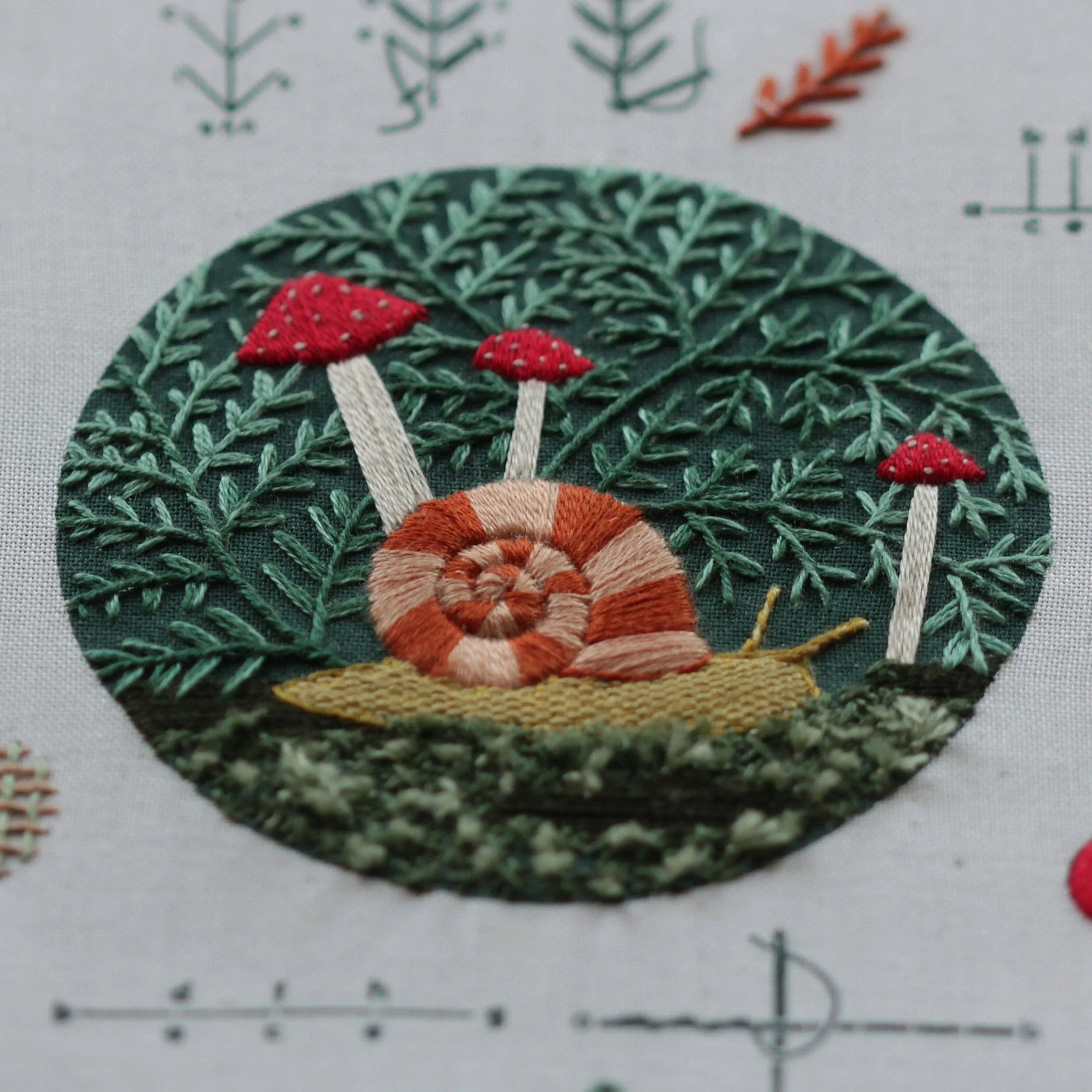 Embroidery Sampler Kit: Forest Floor | Beginner