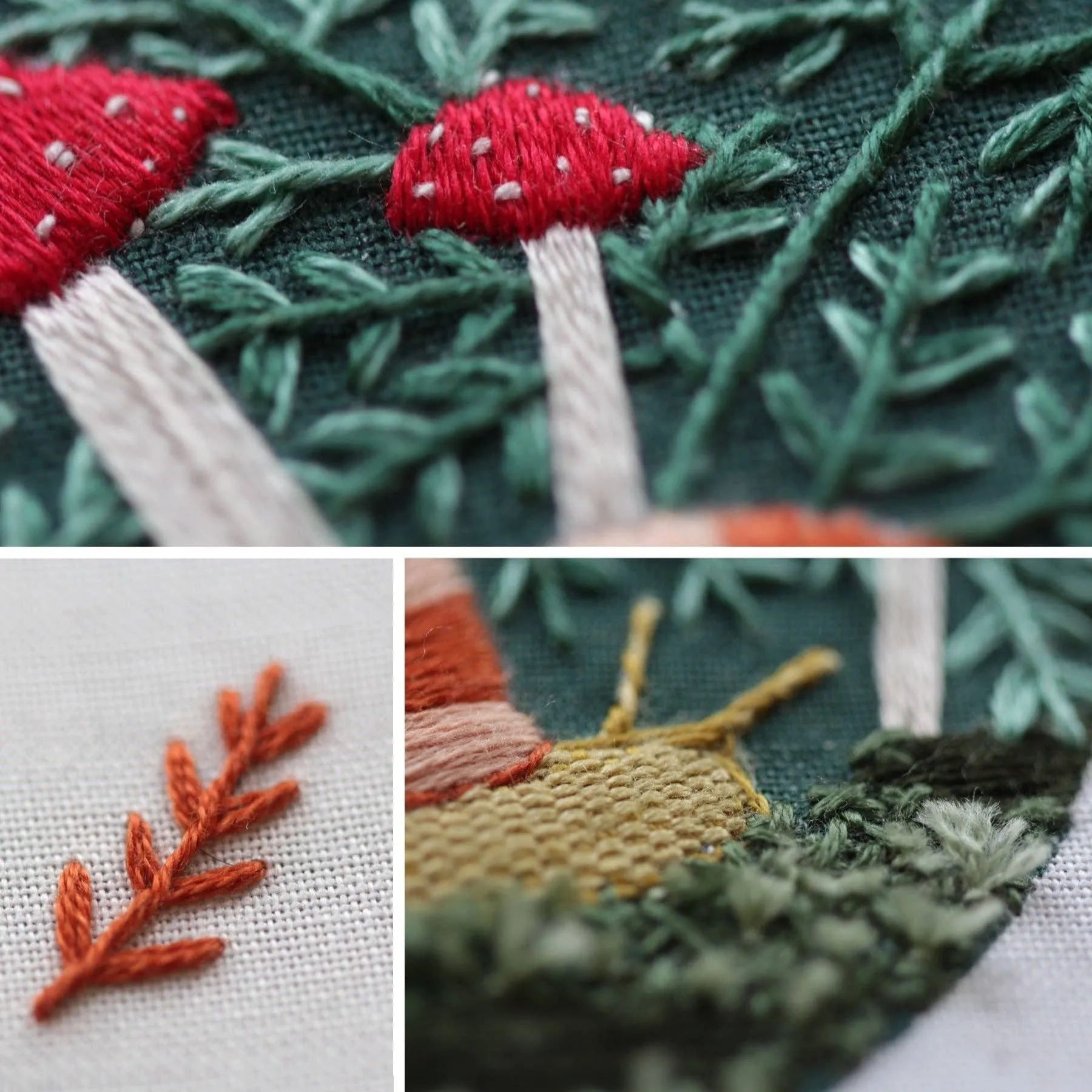 Embroidery Sampler Kit: Forest Floor | Beginner