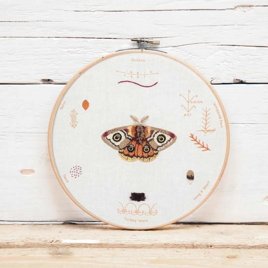 Embroidery Sampler Kit: Moth | Beginner