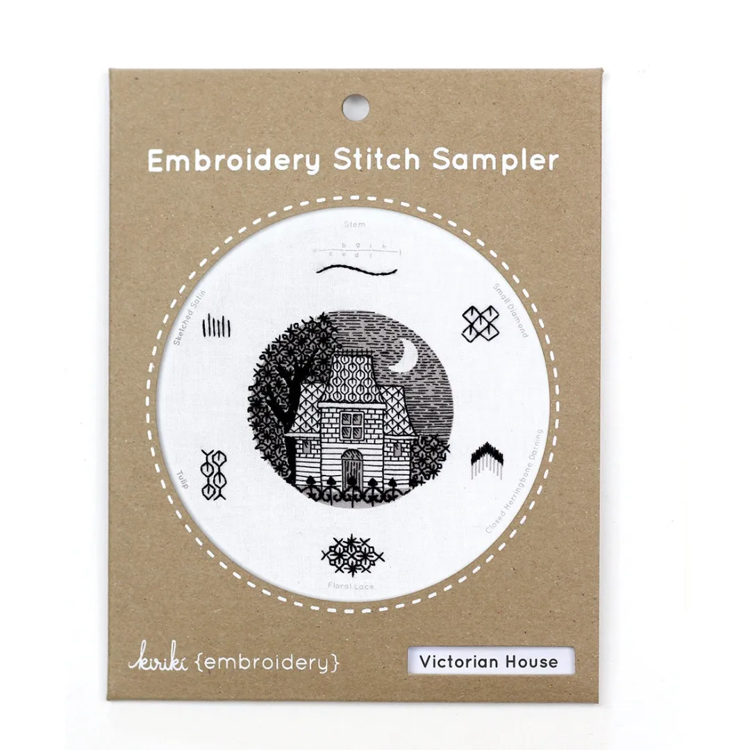 Embroidery Sampler Kit: Victorian House