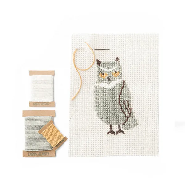 Fanny And Alexander Cross Stitch Kit – Owl