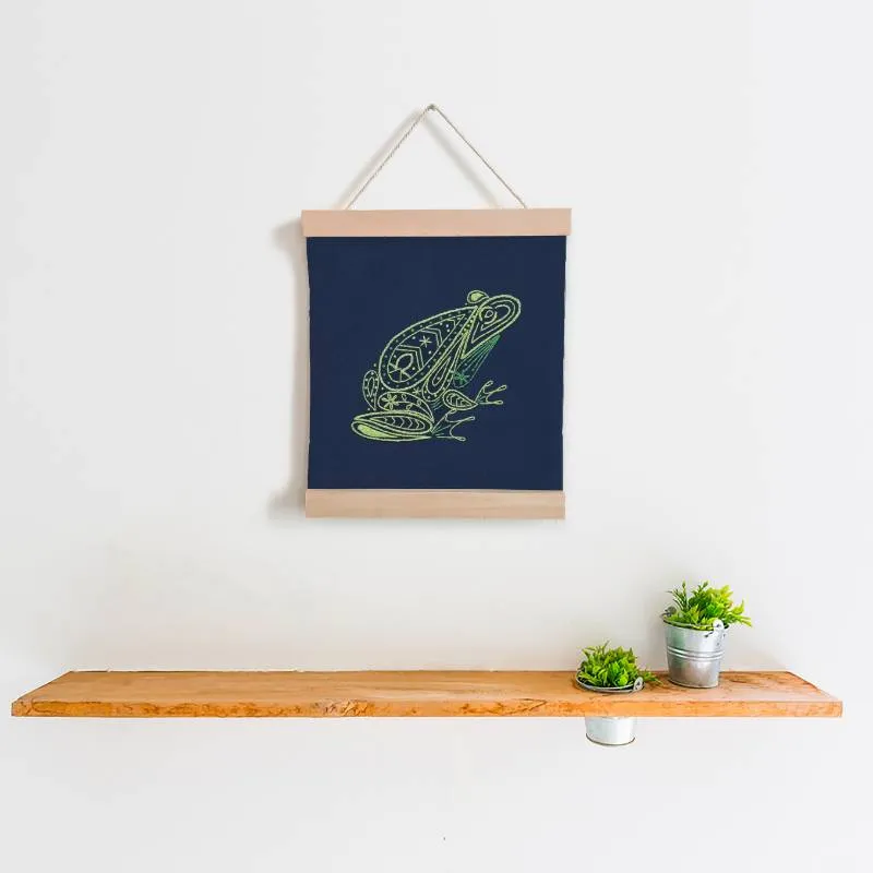 Frog Banner Embroidery Kit