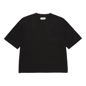 HONOR THE GIFT EMBROIDERED POCKET TEE-BLACK