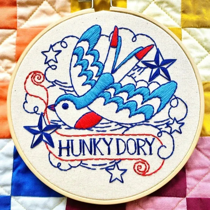 Hook, Line & Tinker - Hunky Dory Complete Embroidery Kit