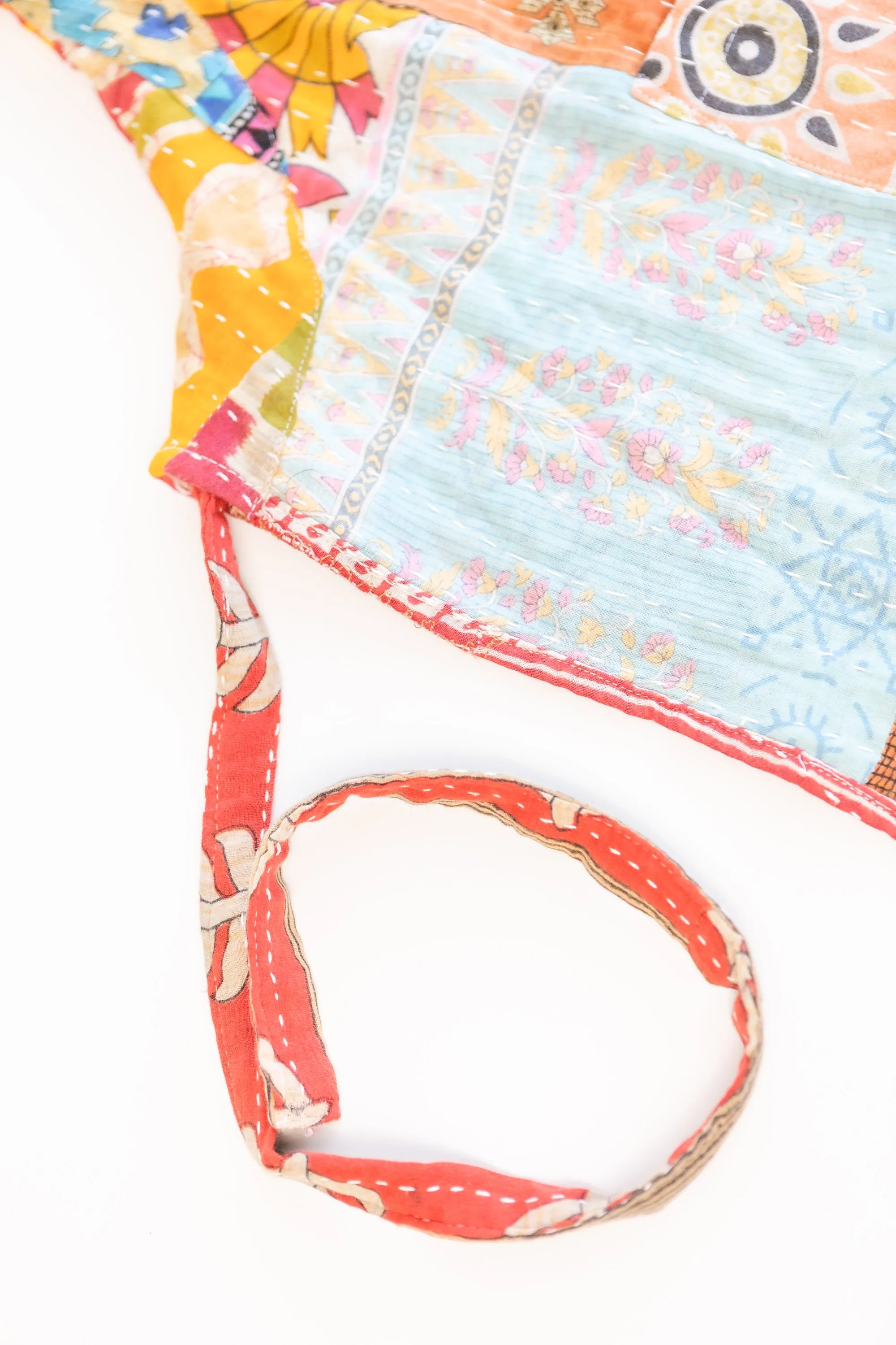 Kantha Patchwork Sari Apron