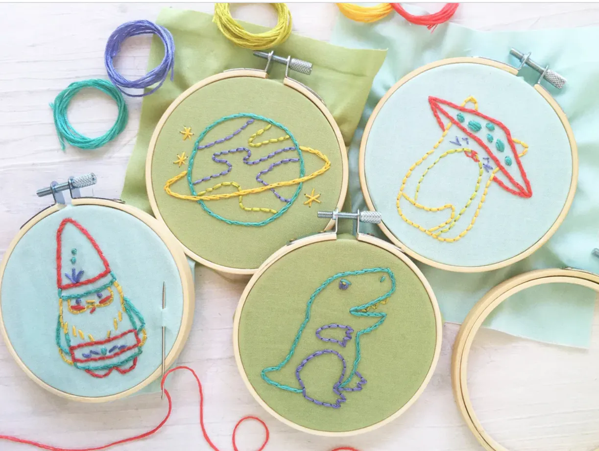 Kid Stitch Beginner Hand Embroidery Kit