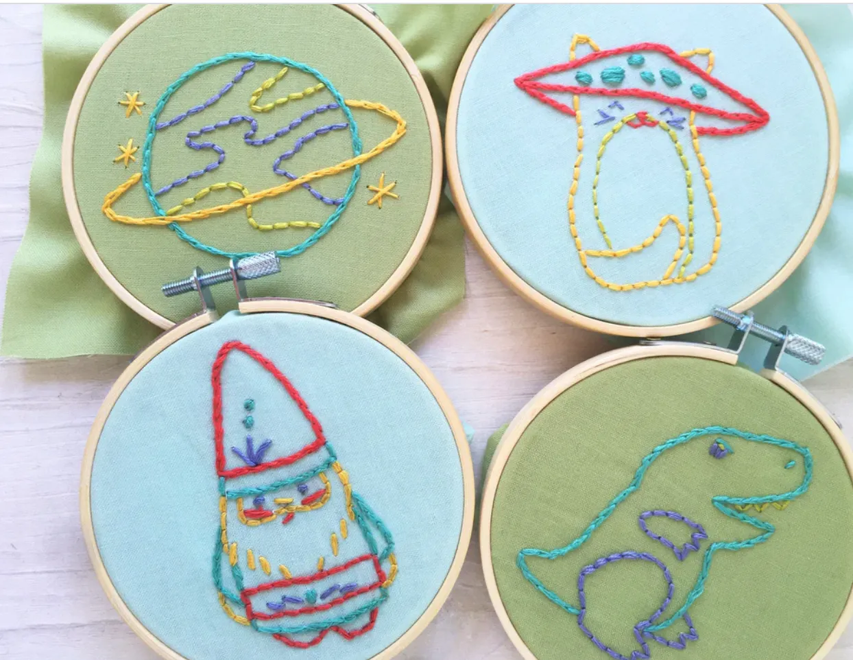 Kid Stitch Beginner Hand Embroidery Kit