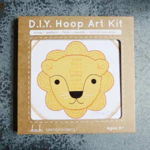 Kiriki Press Hoop Art Kit - Little Lion