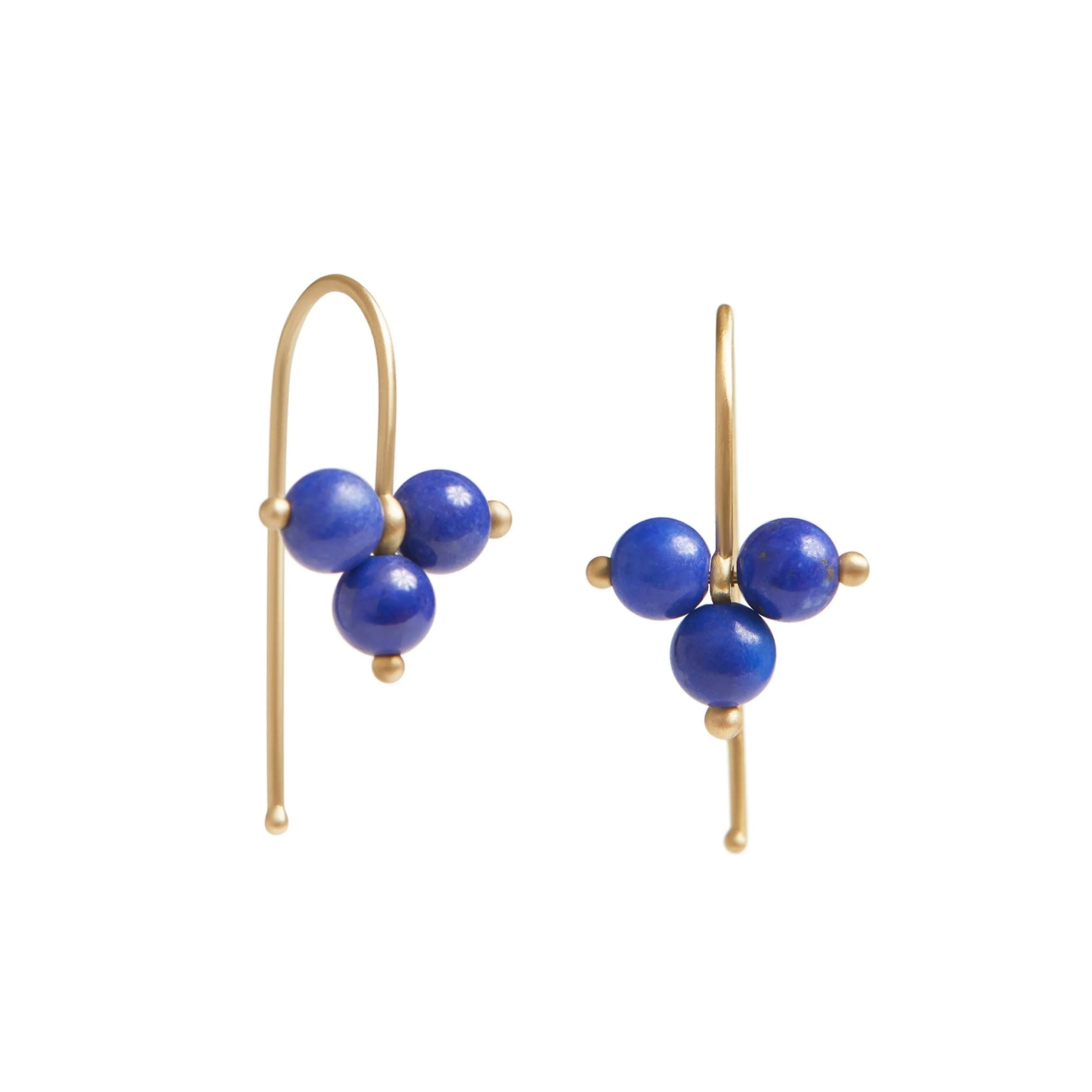 <!--ER425gem--> trinity gem earrings