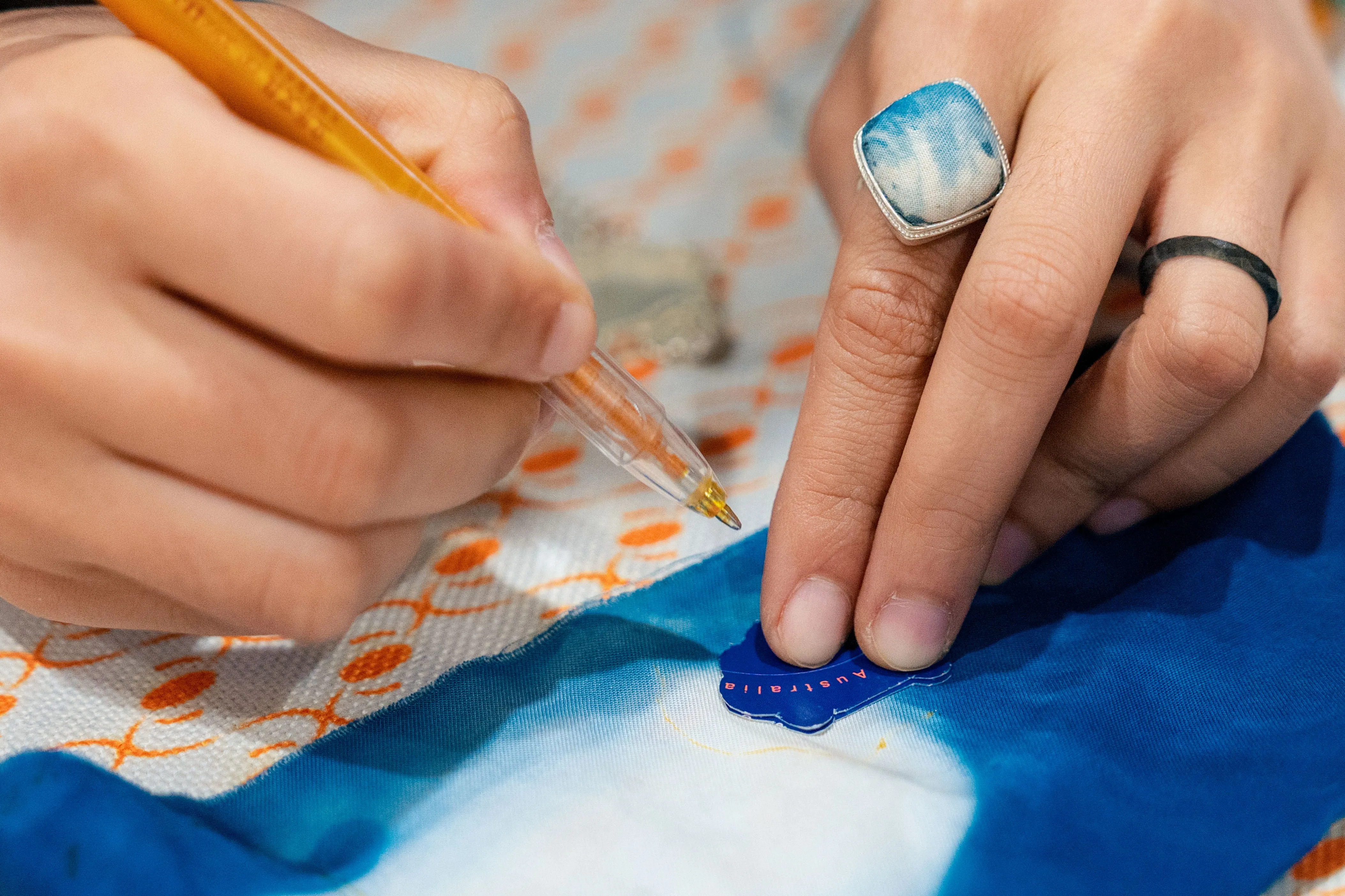 Make Your Own Jewellery - Fabric Inlay with Metal Workshop