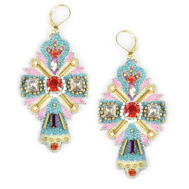 Nahua Rock Earrings - Blue