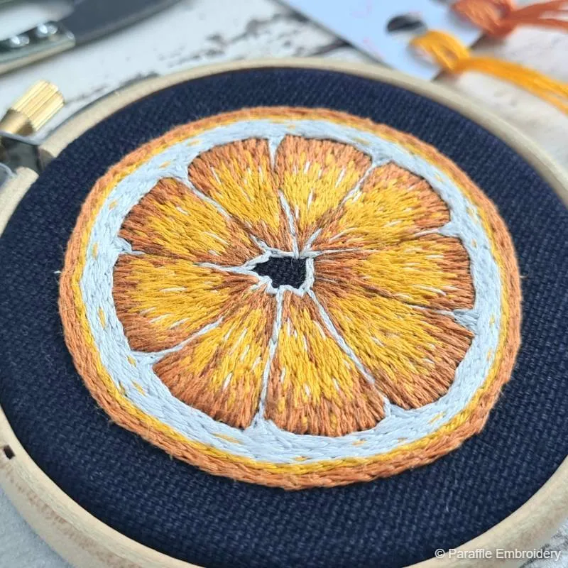 Orange Needle Painting Kit