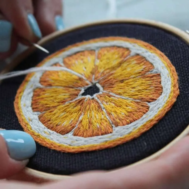 Orange Needle Painting Kit