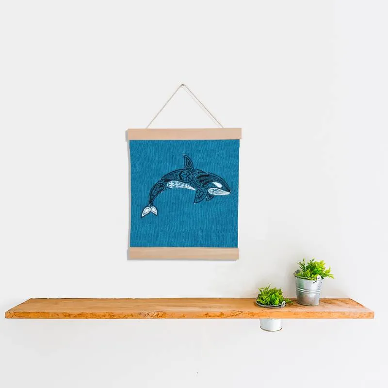 Orca Banner Embroidery Kit