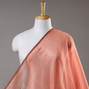 Peach - Traditional Chanderi Silk Cotton Handloom Fabric