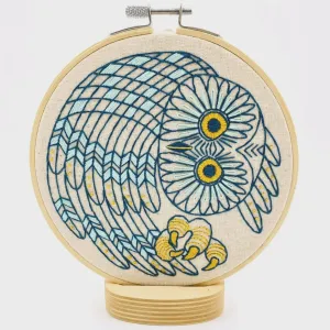 Saw Whet Owl Embroidery Kit