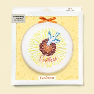 Exquisite Sunflower Embroidery Kit