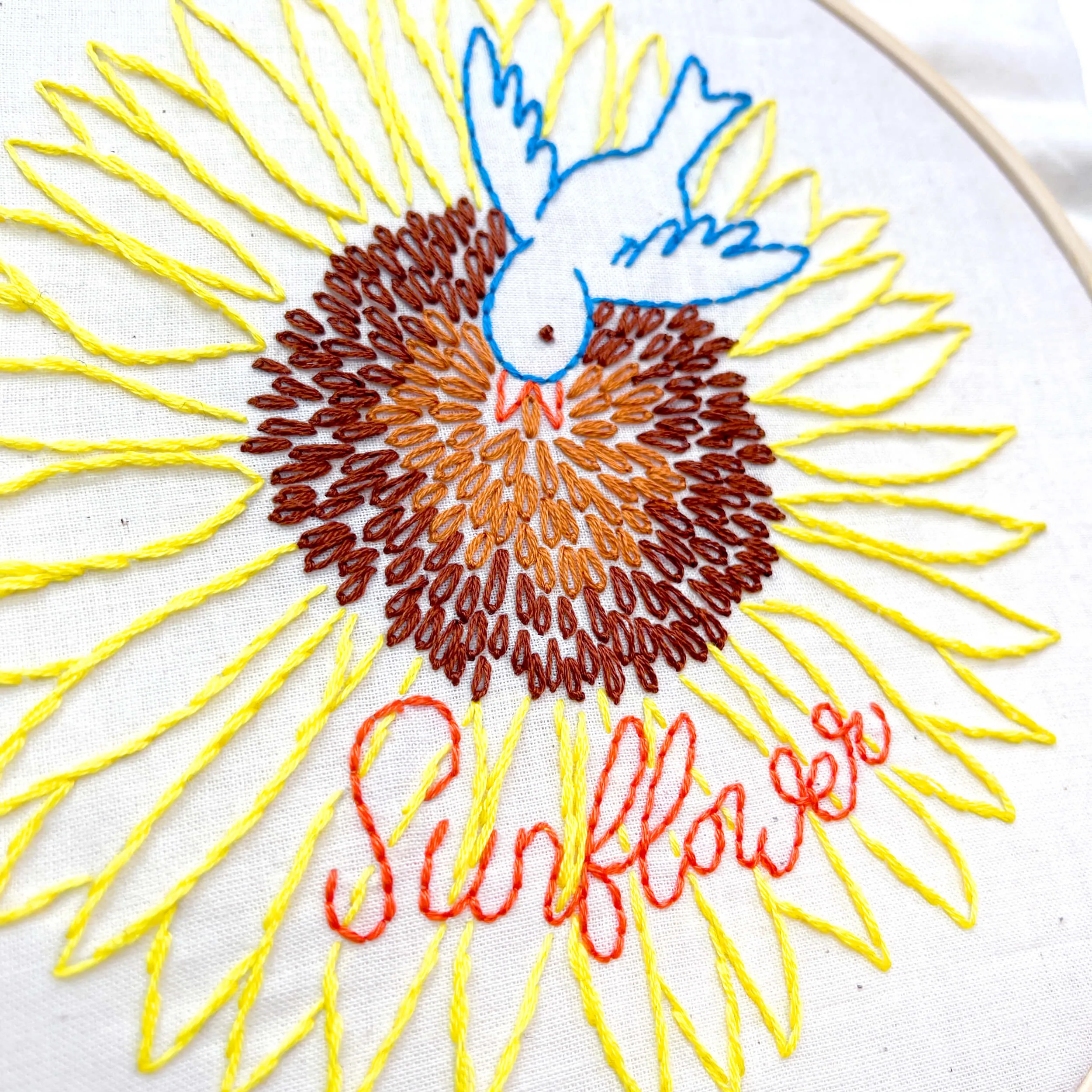 Exquisite Sunflower Embroidery Kit