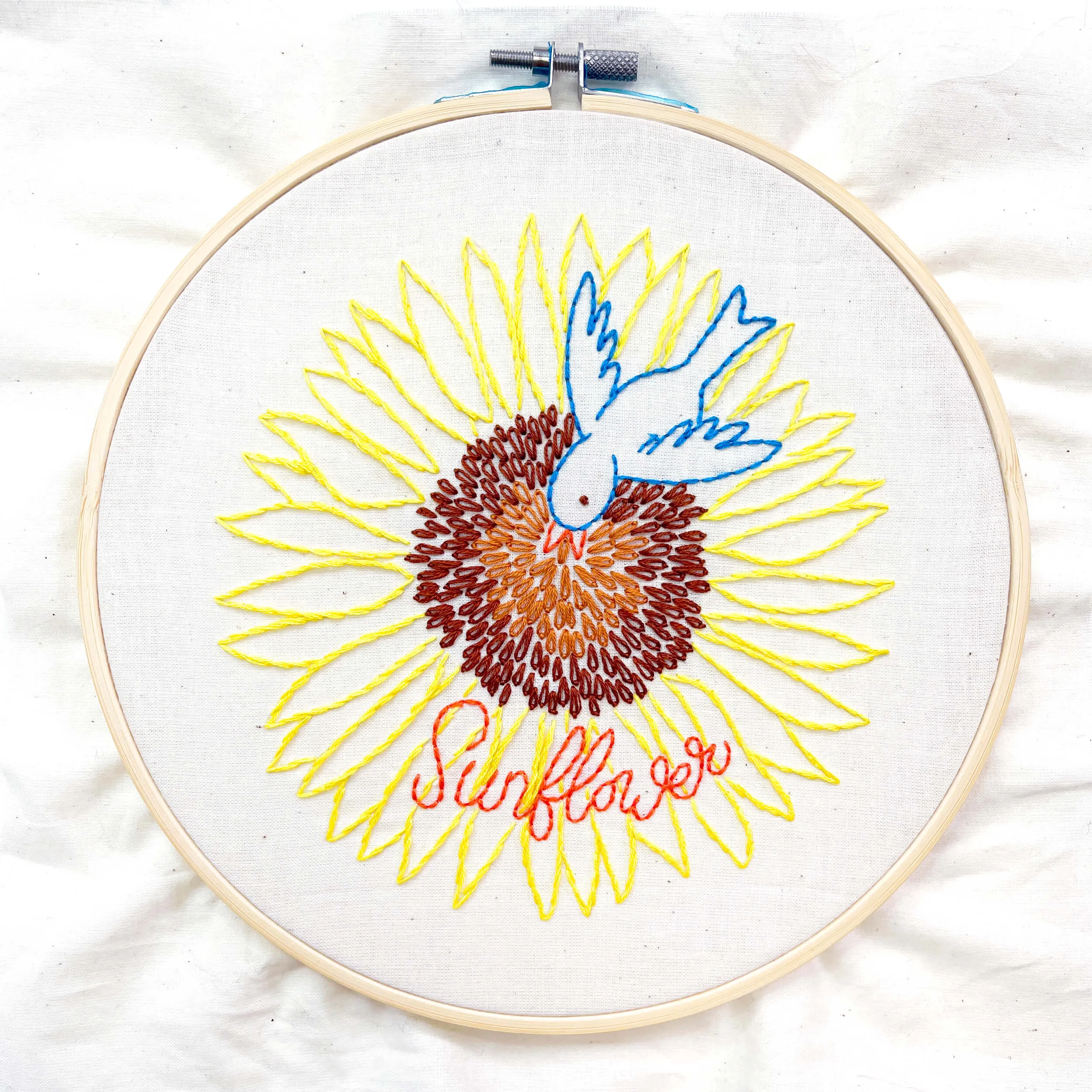 Exquisite Sunflower Embroidery Kit