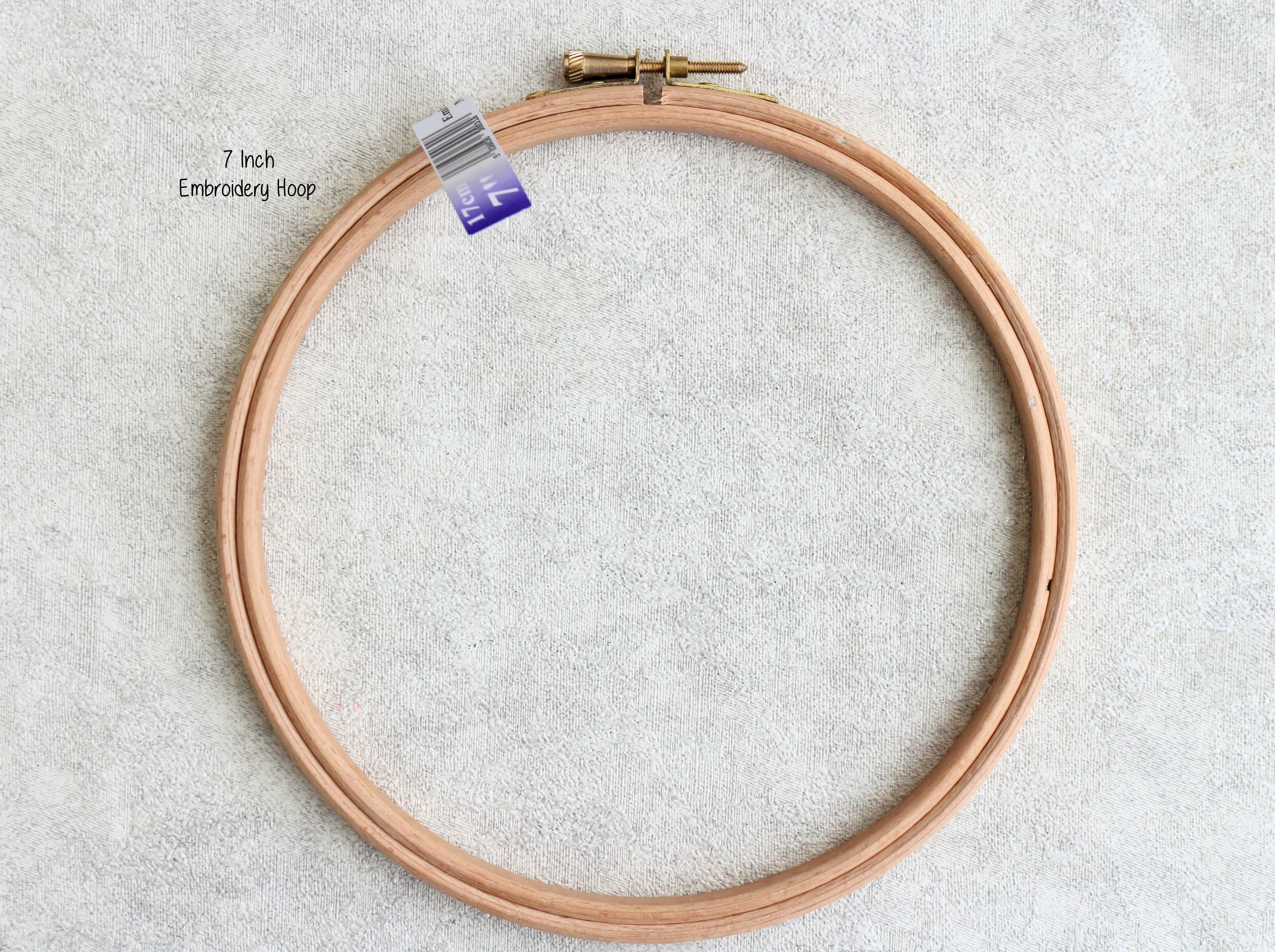 Wooden Embroidery Hoop (7", 6", 5", 4")