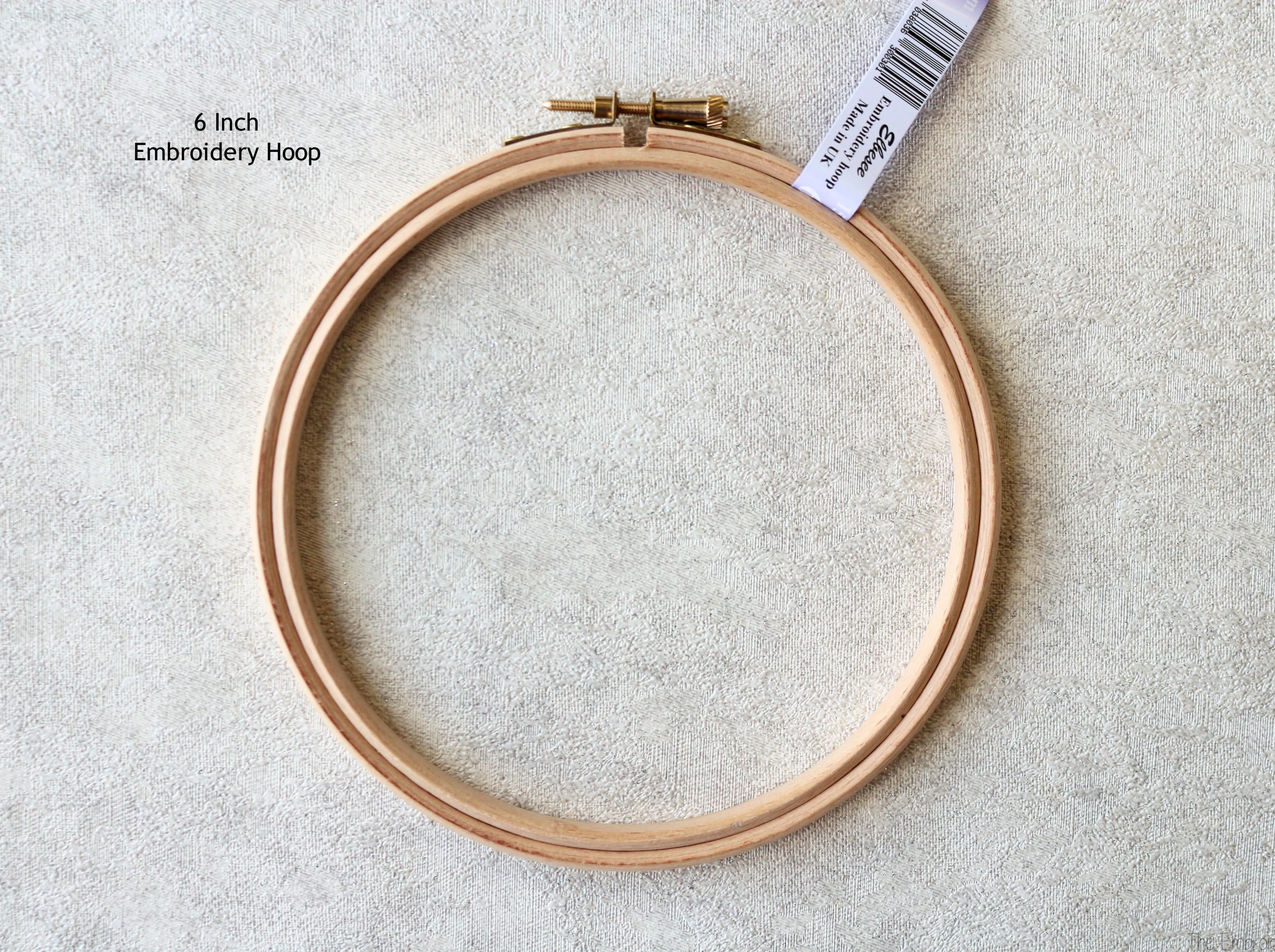 Wooden Embroidery Hoop (7", 6", 5", 4")