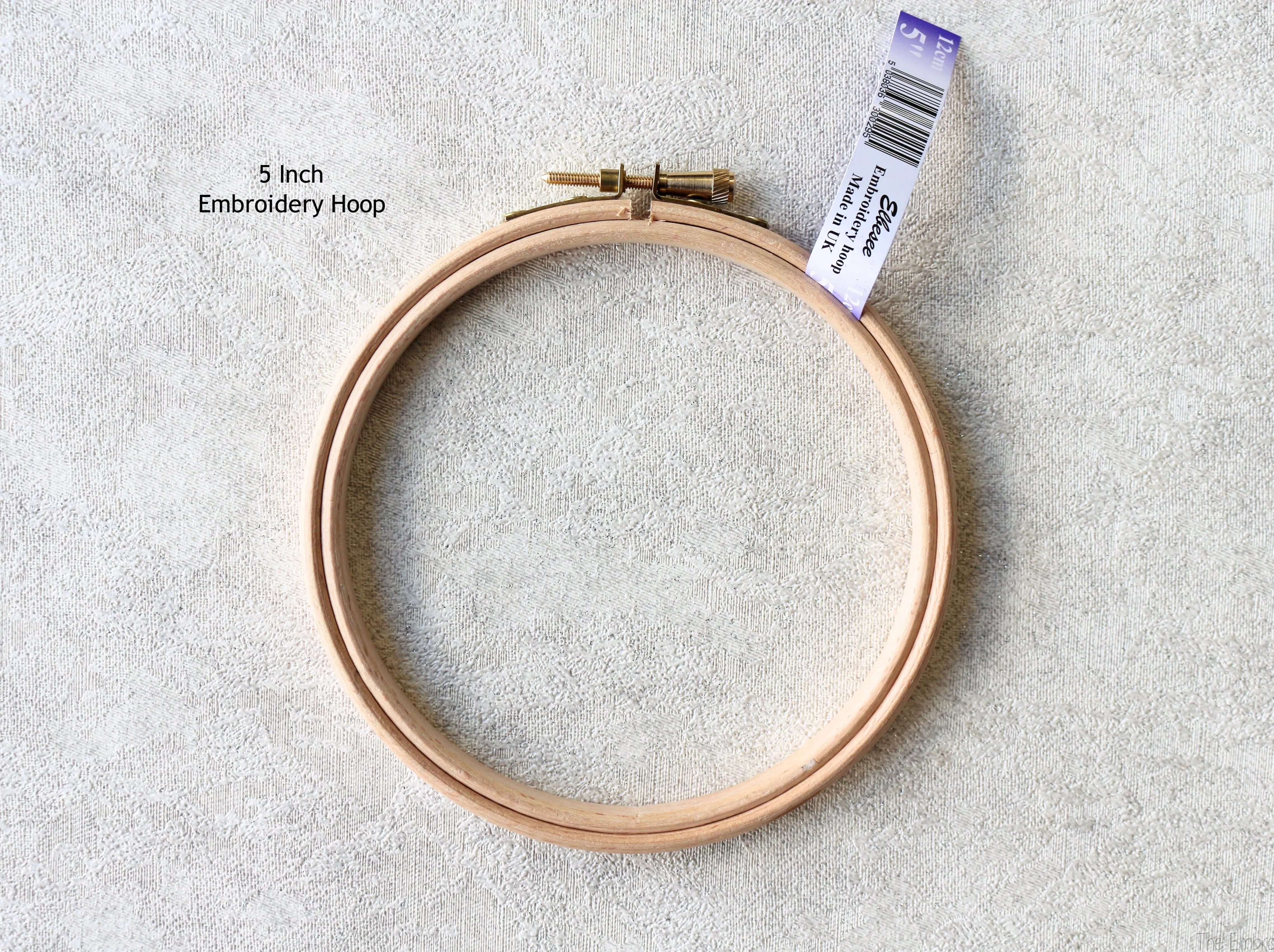 Wooden Embroidery Hoop (7", 6", 5", 4")