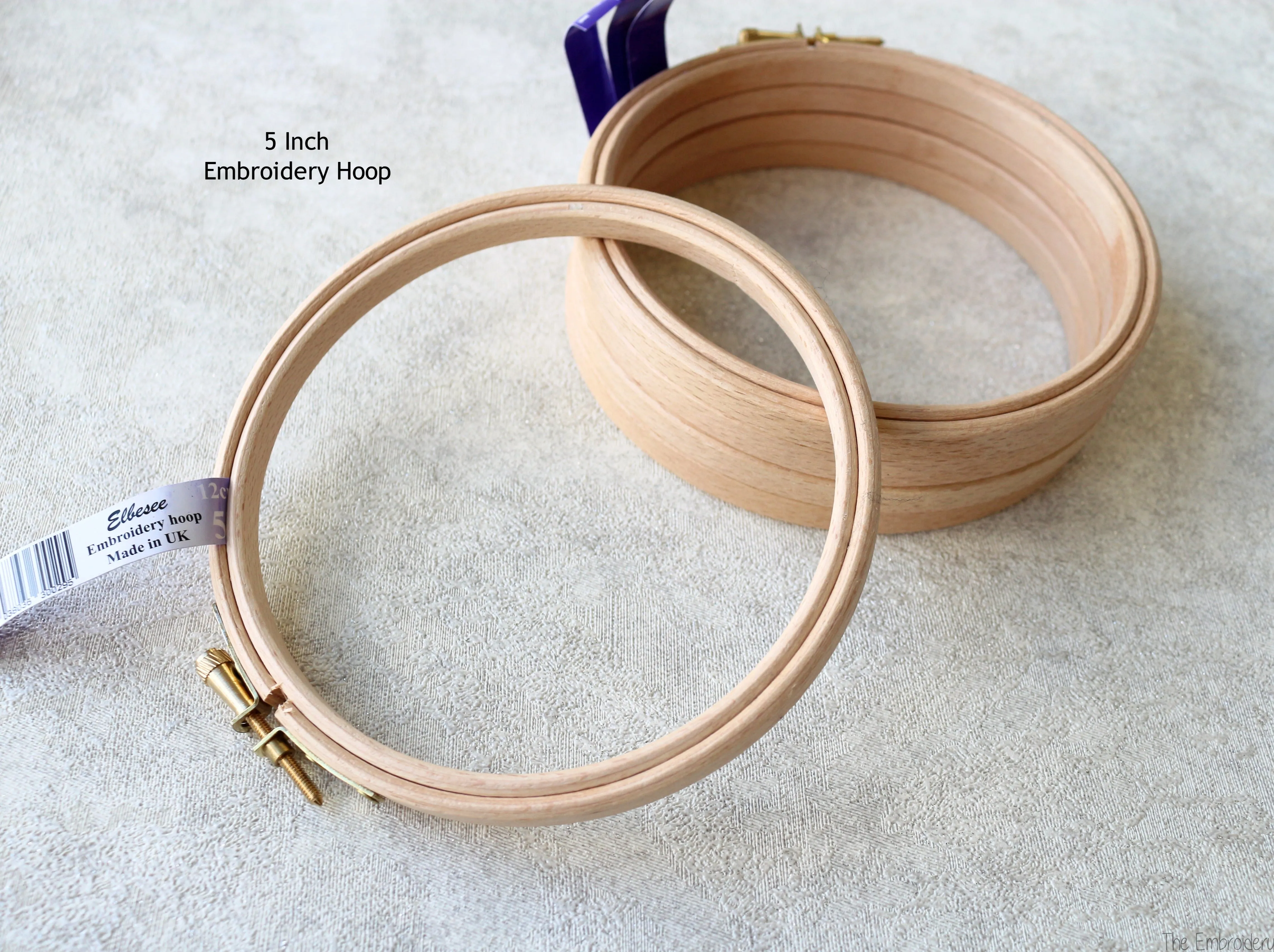 Wooden Embroidery Hoop (7", 6", 5", 4")